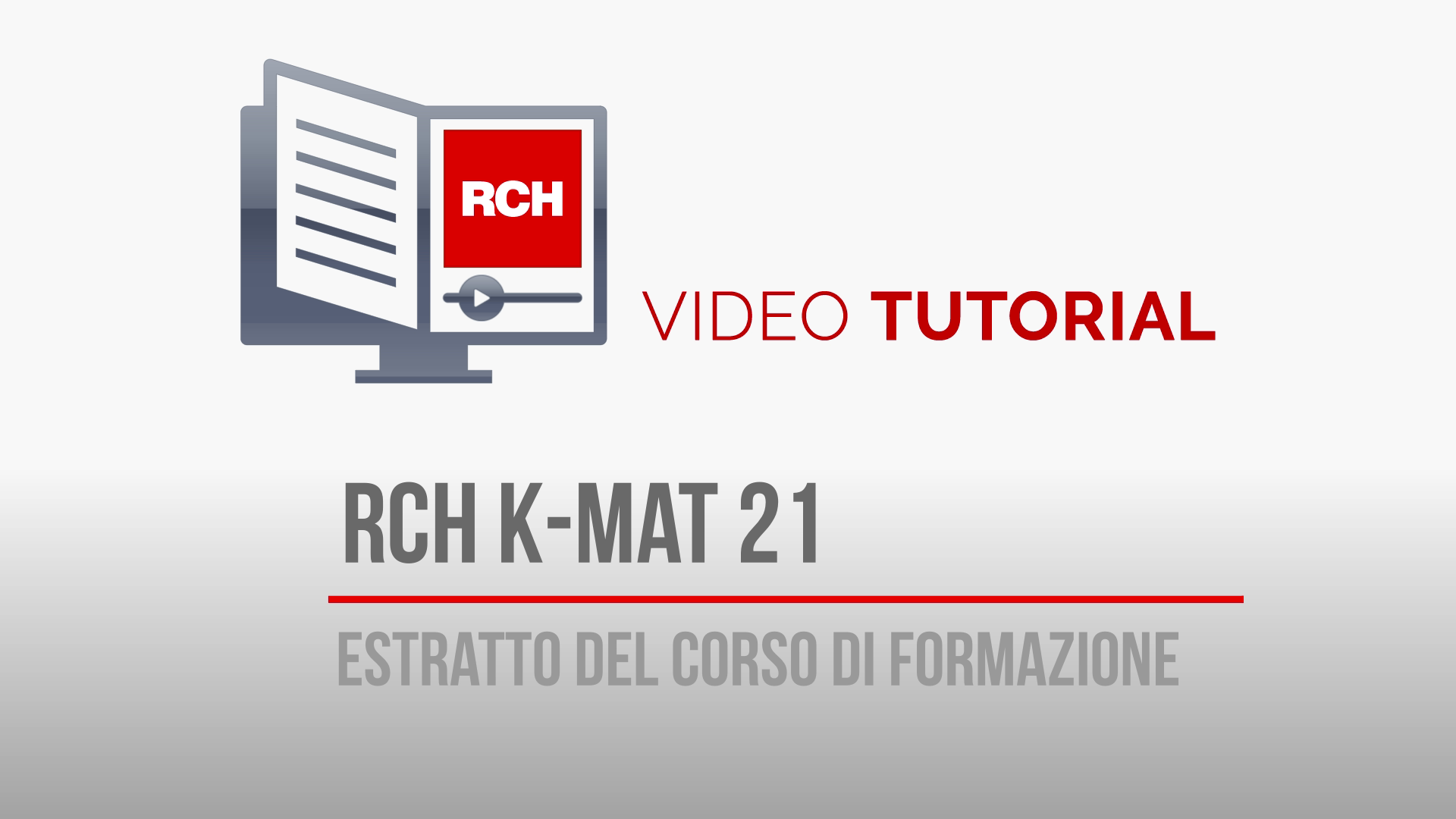 Corso di formazione K-MAT 21